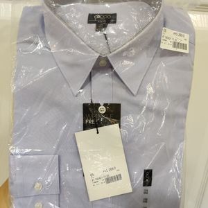 Light Purple Indigo G2000 Slim Fit Button Down Long Sleeve Dress Shirt 15.5